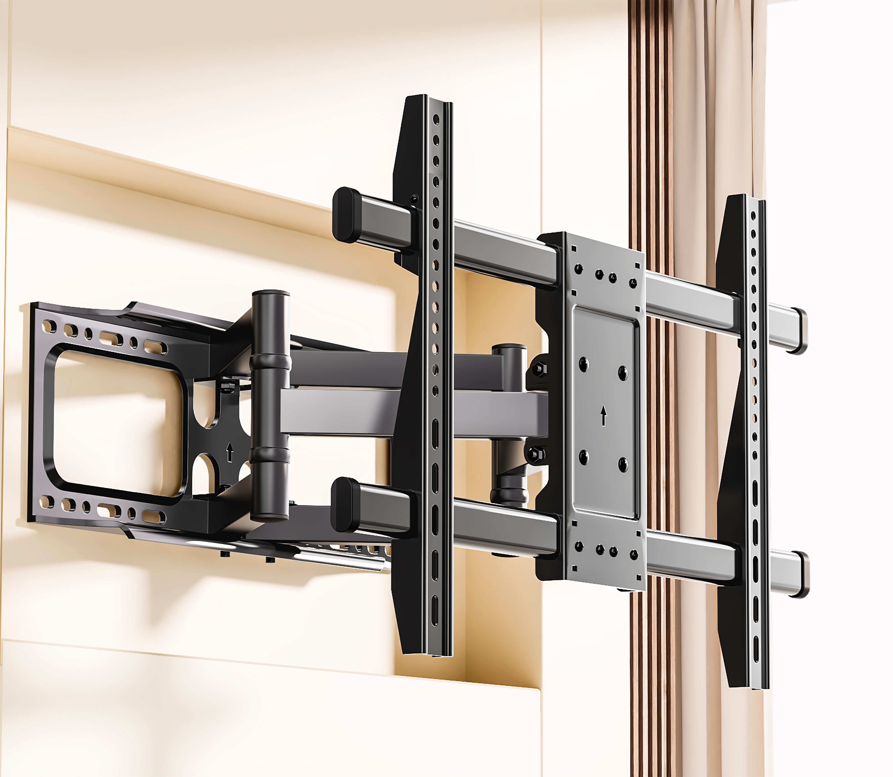Soporte de Pared Articulado 6 Brazos para TV 26" a 90" XPower AX6-1000